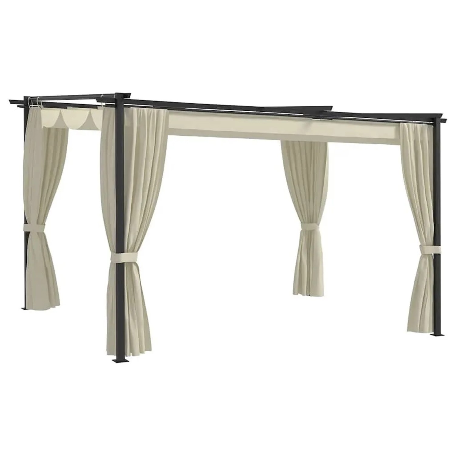 vidaXL Pavillon 4 x 3 m Creme 3053420