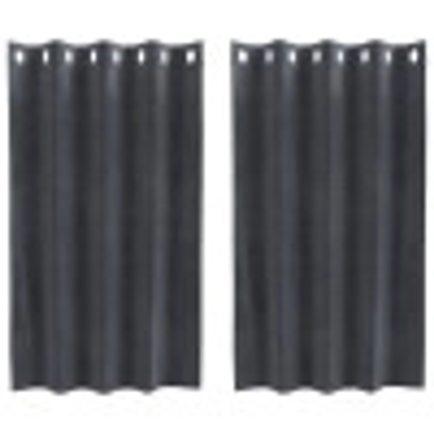 vidaXL Vorhänge 2 Stk Hellgrau 140 x 140 cm Samt 4107253 günstig online kaufen