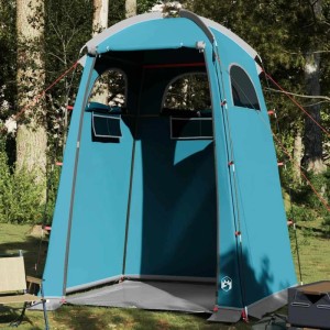 vidaXL Duschzelt Blau Wasserfest 4009474