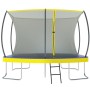 Zero Gravity Gartentrampolin 305x213cm mit Sicherheitsnetz und Leiter.