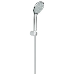 Grohe Euphoria 110 Mono Brauseset mit Handbrause, Wandhalter und Brauseschlauch in Chrom.