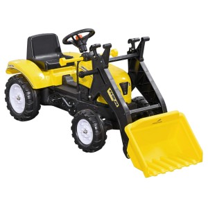 HOMCOM Sitzbagger mit Ablagefach Schaufel