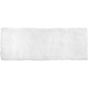 Weißer Ersatzbezug für Bodenwischer, geeignet für Feucht- und Trockenreinigung.