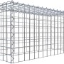 Gabiona Anbaukorb Typ 3, 40x80x30cm, Maschenweite 5x5cm, Drahtgitter für Gabionen.