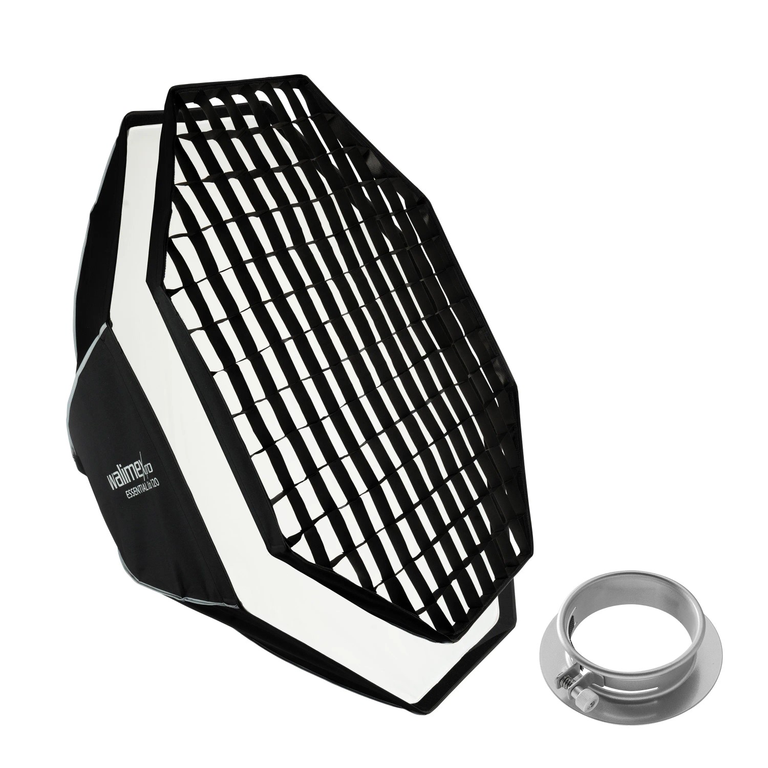 Walimex Pro Essential Softbox Octagon 120Cm 360° Einfacher Aufbau Grid Profoto