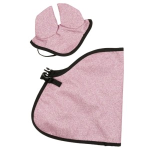 My Hobby Horse Decke & Fliegenhaube für Steckenpferde Glitter Rosa