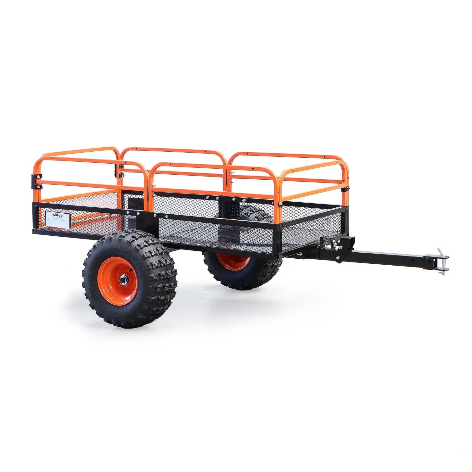 Image of Wiltec Kippanhänger Bis 680Kg Für Rasentraktor Anhänger Kipper Kippmulde Garten