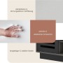 Detailaufnahme: Costway Schuhbank mit weichem Sitzkissen, atmungsaktivem Bezug und stabilem Boden.