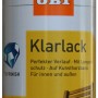 OBI Klarlack Spray, transparent, hochglänzend, 400 ml Dose für Holz, Metall, Stein, Glas, Keramik, Karton und Kunststoff.