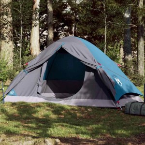 vidaXL Kuppel-Campingzelt 2 Personen Blau Wasserdicht 94644