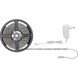 Paulmann SimpLED LED-Strip Set, 5m, Warmweiß, auf Rolle mit Trafo.