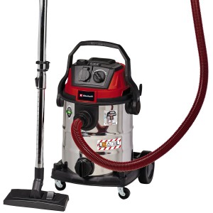 Einhell Nass-Trockensauger TE-VC 2025 SACL: Industriesauger mit Edelstahlbehälter und Zubehör.
