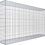 Gabiona Gabionenkorb, 100x200x40 cm, Maschenweite 5x10 cm, Drahtkorb für Einfassungen und Mauersysteme.