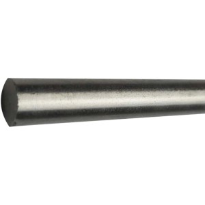 Arcansas Rundstange aus Edelstahl, 6x6x1000 mm, Detailaufnahme.