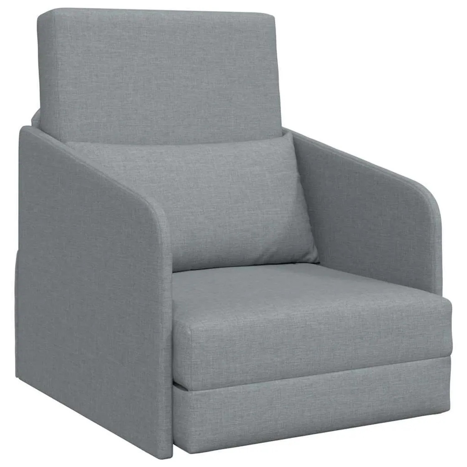 vidaXL Schlafsofa Hellgrau 65 x 80 x 83 cm Stoff 4106637 günstig online kaufen