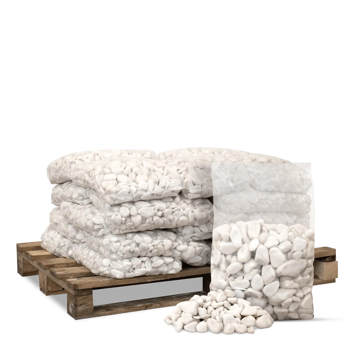Galamio Zierkies Weiß 20kg x 25 Sack 500kg Palette