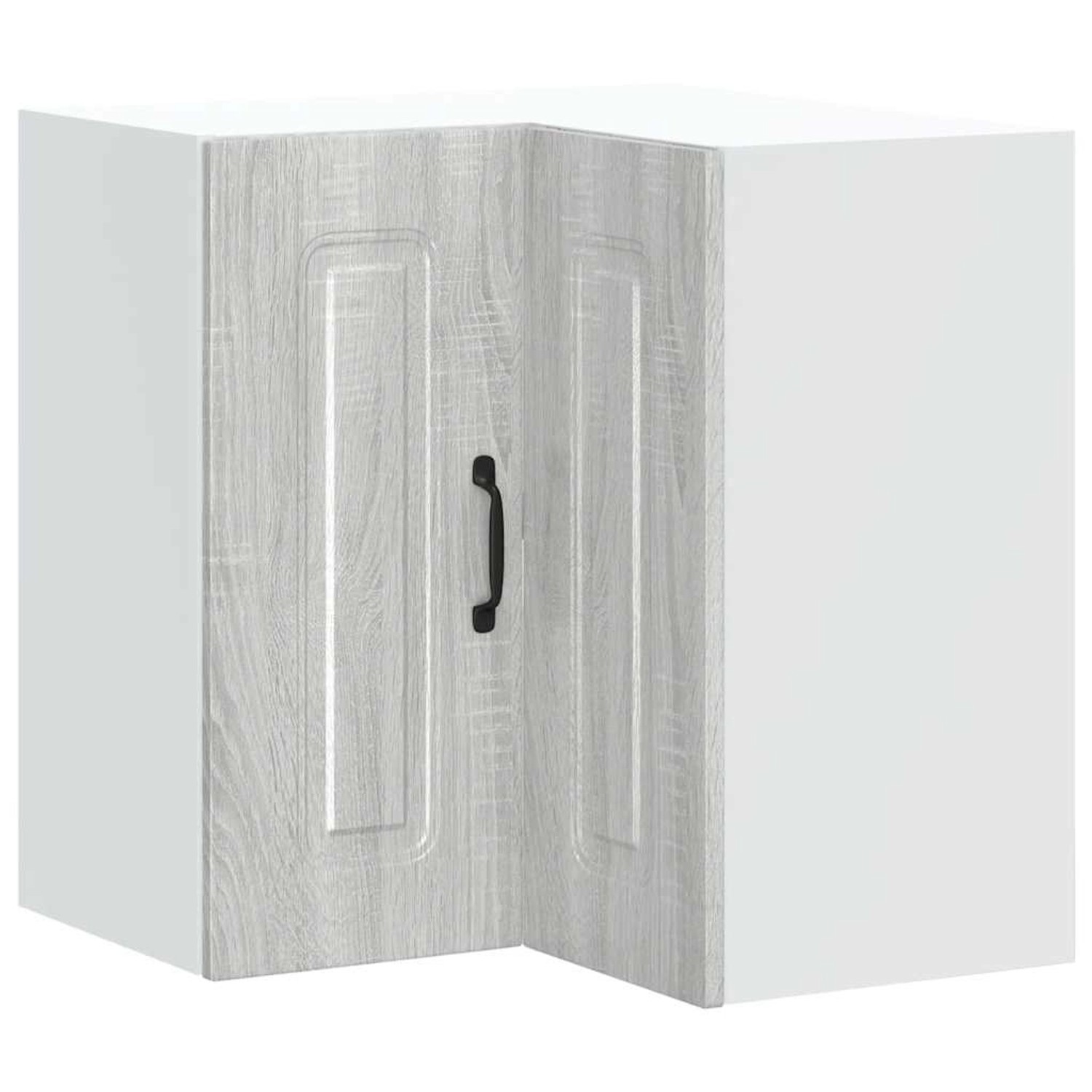 vidaXL Küchen-Eckhängeschrank Kalmar Grau Sonoma Holzwerkstoff 853623 günstig online kaufen