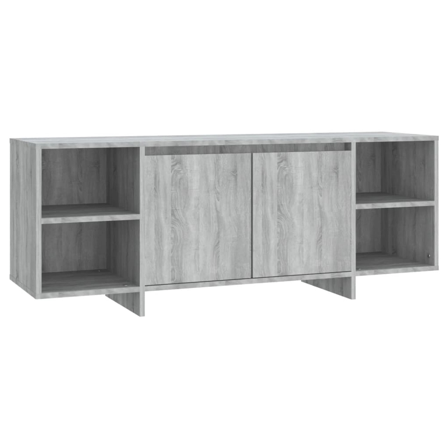 Tv-schrank Grau Sonoma 130x35x50 Cm Spanplatte günstig online kaufen