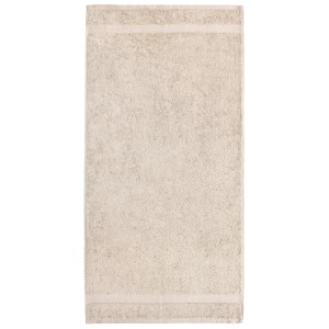 Sandfarbenes Dyckhoff Handtuch Planet, 50x100 cm, aus Baumwolle.