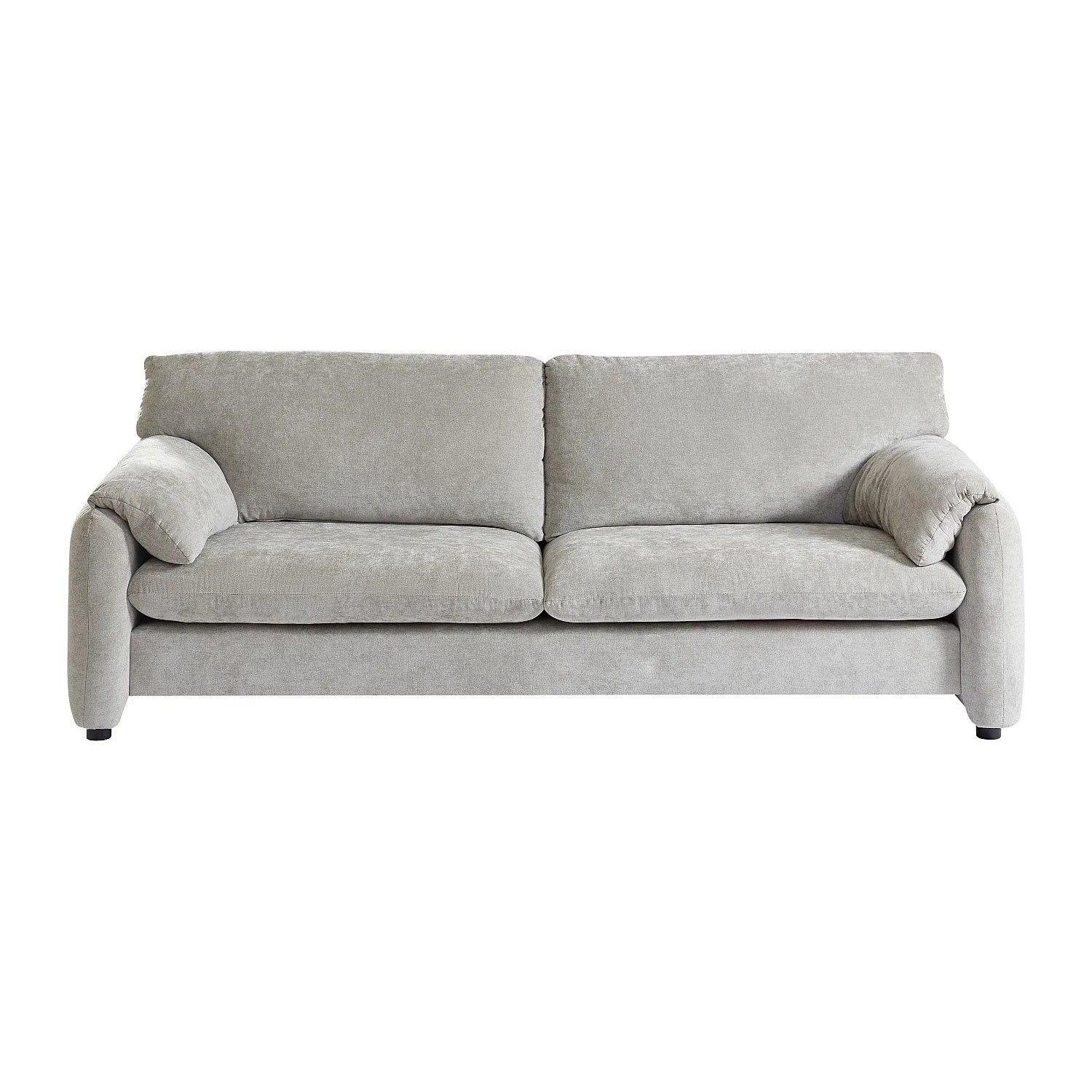 Vente-unique Sofa Ohne Schlafmöglichkeit Opralio Grau 228 cm