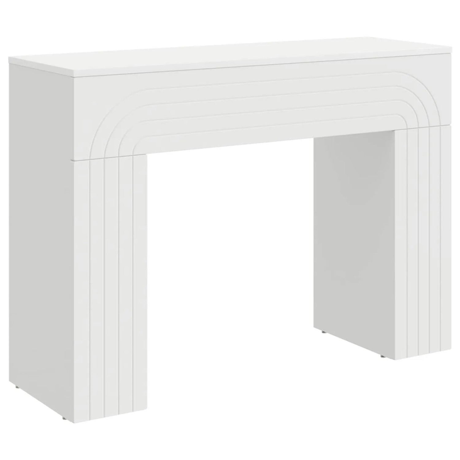 vidaXL Couchtisch Weiß 102 x 35 x 75 cm Holzwerkstoff 899927
