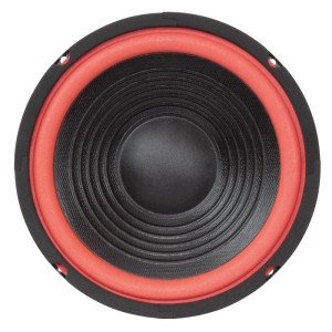 Rockwood Basslautsprecher (200mm, 4 Ohm) mit roter Schaumstoffsicke.