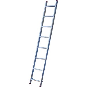 Krause Corda Vielzweckleiter, 3-teilig mit 8 Sprossen, aus Aluminium für den Außenbereich.