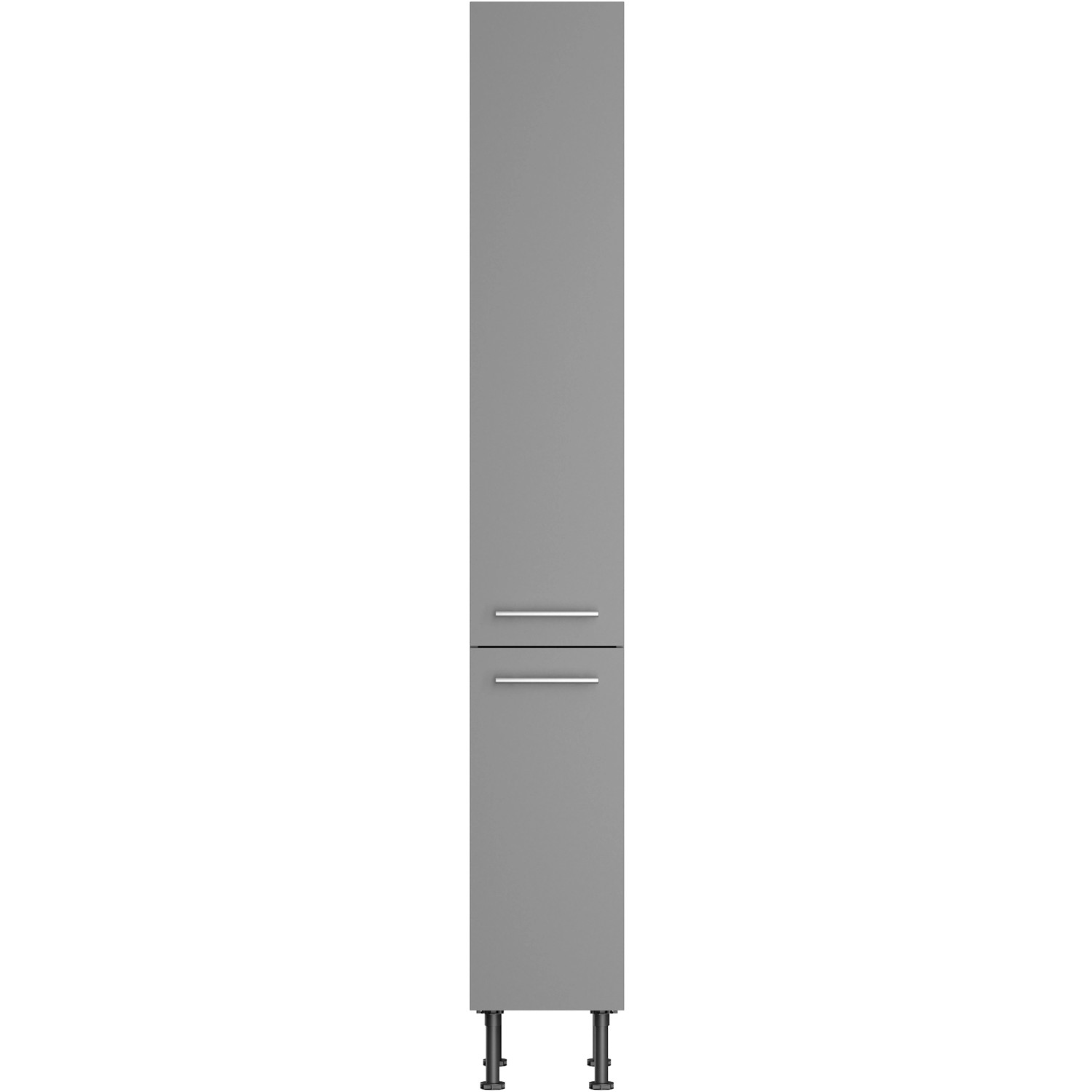 Optifit Apothekerschrank Mats825, 30cm, Basaltgrau mit Auszügen und Metallschubkästen.