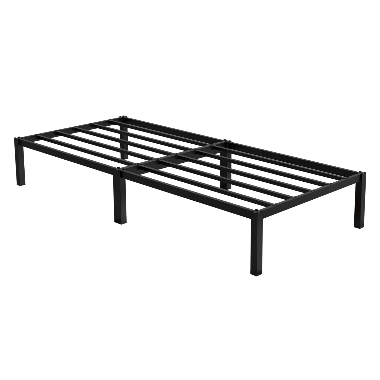 ML-Design Metallbett 90x200cm auf Stahlrahmen mit Lattenrost Schwarz Bettge günstig online kaufen
