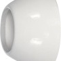Weiße Mydeco Wandhalterung für Gardinenstange, Ø 2 cm.