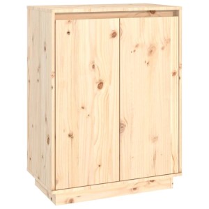 vidaXL Schuhschrank 60x35x80 cm Massivholz Kiefer 813530