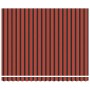 vidaXL Einziehbare Markise, gelb-orange gestreift, 400x350 cm, für Terrasse & Garten.