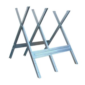 Westfalia Klappbarer HolzsÄGebock Metall Silber