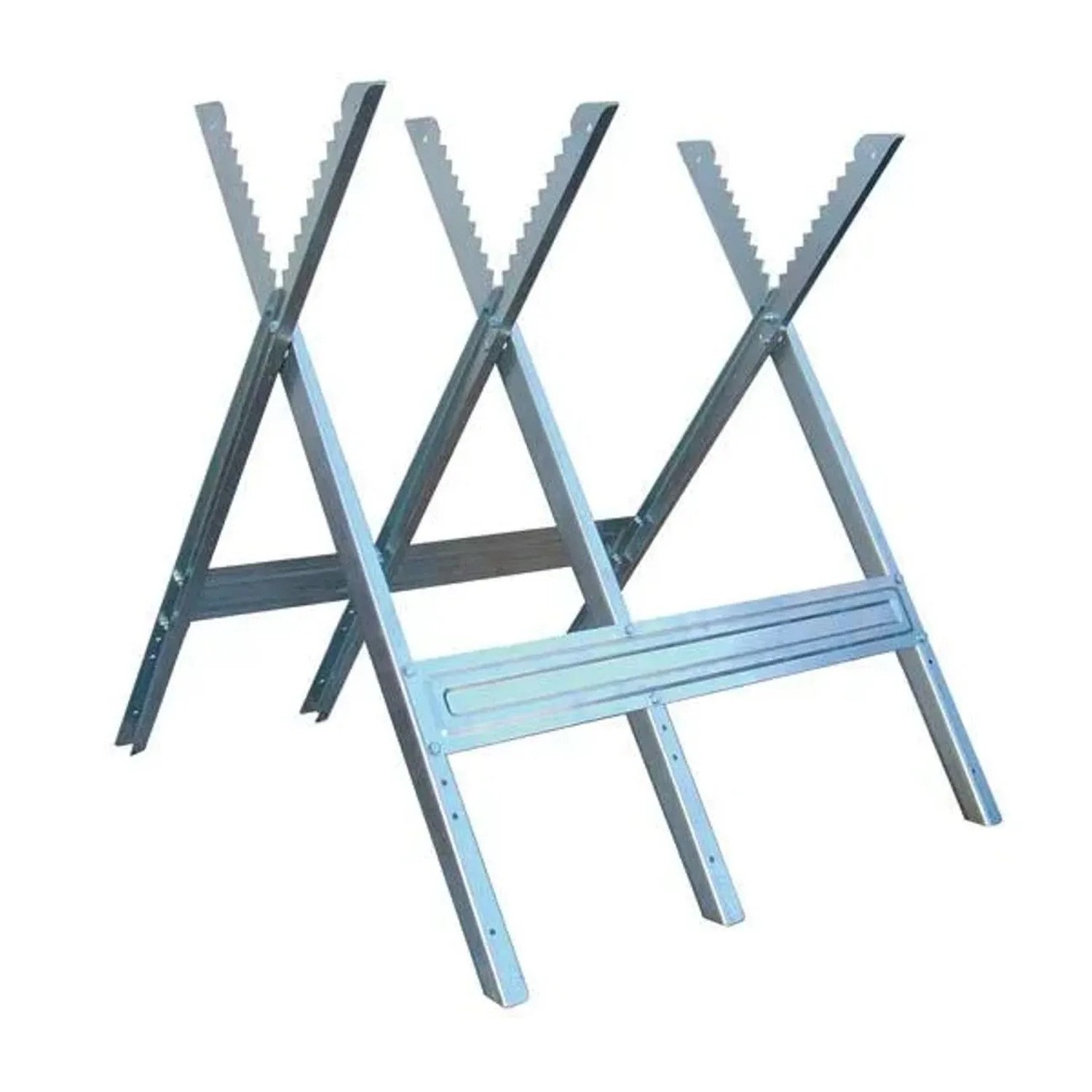 Westfalia Klappbarer HolzsÄGebock Metall Silber