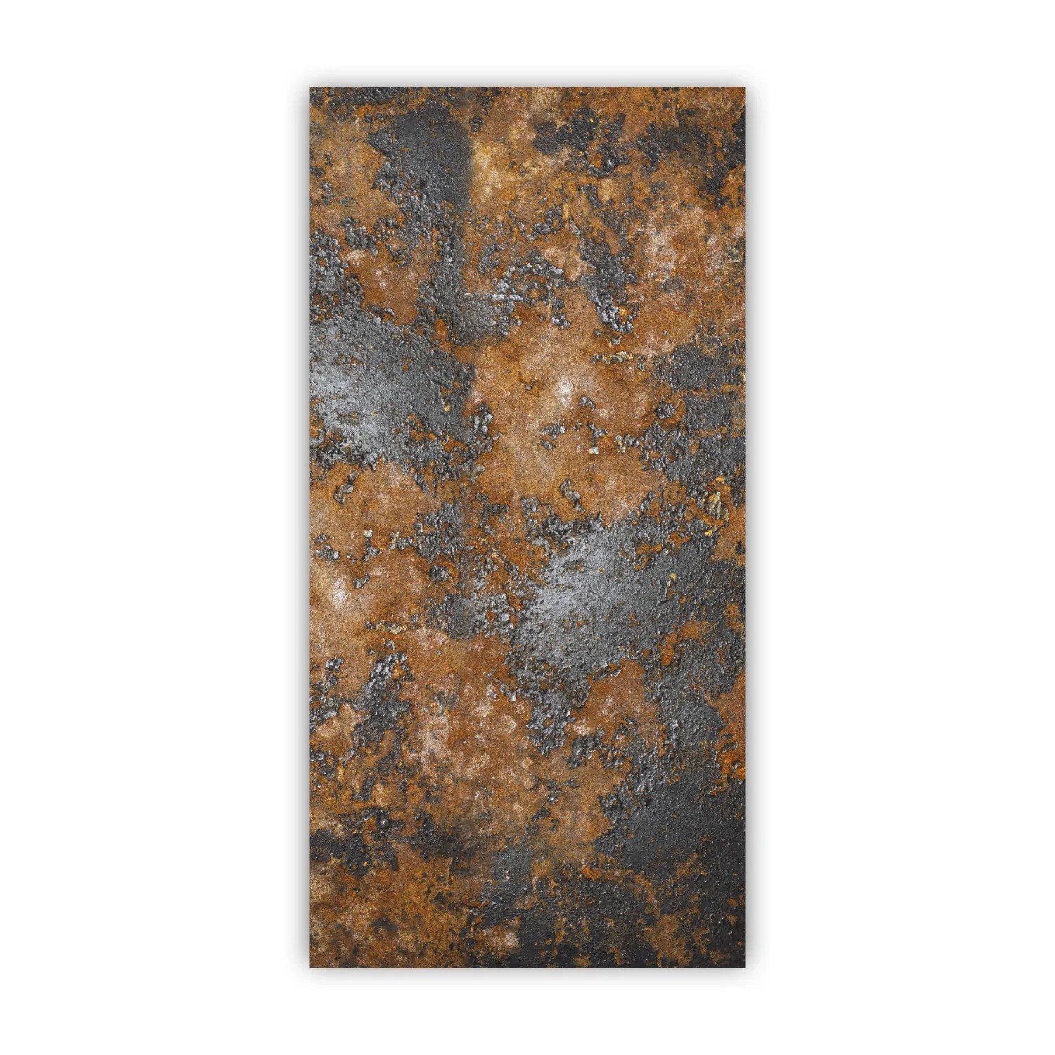 Walllux Duschrückwand Industrial Rust Alu-Verbund 3 mm 125 x 255 cm