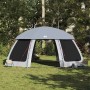 vidaXL Poolzelt mit Abnehmbarem Überzelt Netzwänden Grau 612x612cm 4100639_4