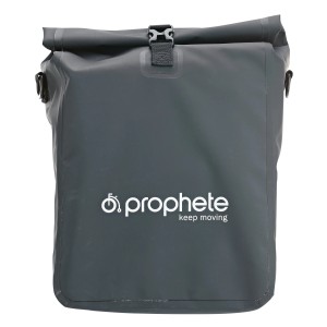 Prophete wasserdichte Fahrradtasche mit Rucksackfunktion und Logo.
