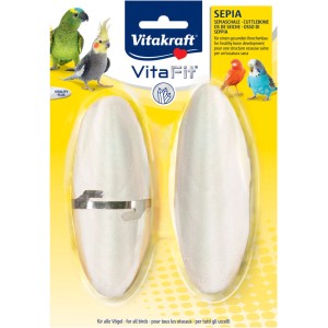 Vita Fit Sepiaschalen, 2 Stück, Naturprodukt für Vogelfutter & gesunde Schnäbel.
