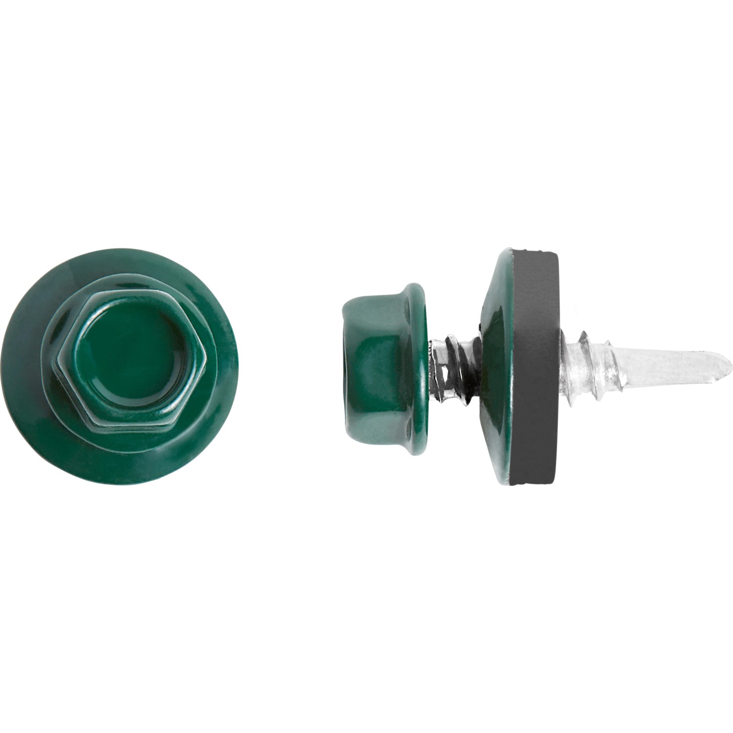 Blechschrauben Sechskantkopf Ø 4,8 mm x 35 mm Stahl 20 Stück