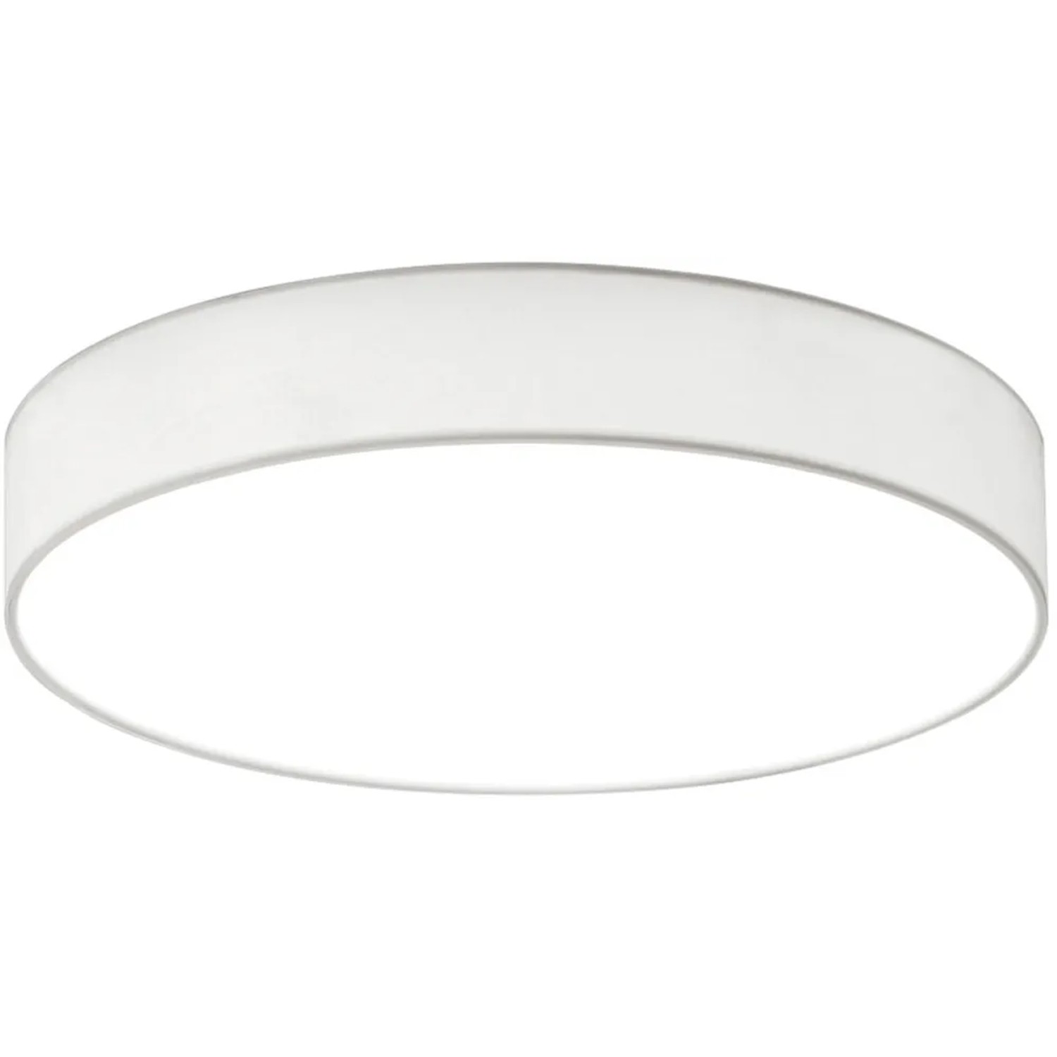 LED Deckenleuchte in Nickel-Matt und Weiß 22W 2200lm