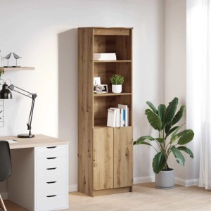 vidaXL Highboard Artisan-Eiche 50x35x180 cm Holzwerkstoff 3328470