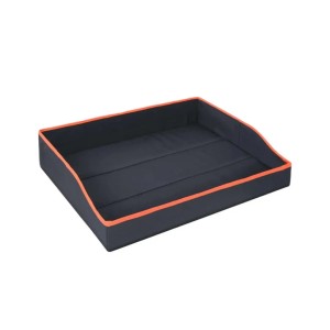 Bestlivings Faltbares Haustierbett für Hunde und Katzen Orange 80x60cm Reisebett