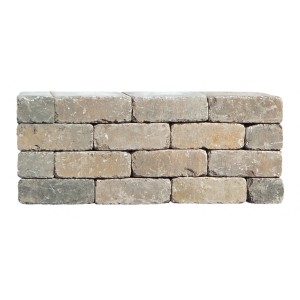 Diephaus Mauerstein Collo Muschelkalk, 30x10x10 cm, gestapelt. Ideal für Mauern und Palisaden.