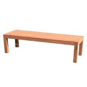 Lex Premium Teak Wartebank Gartenbank Sitzbank Parkbank Holzbank 180cm