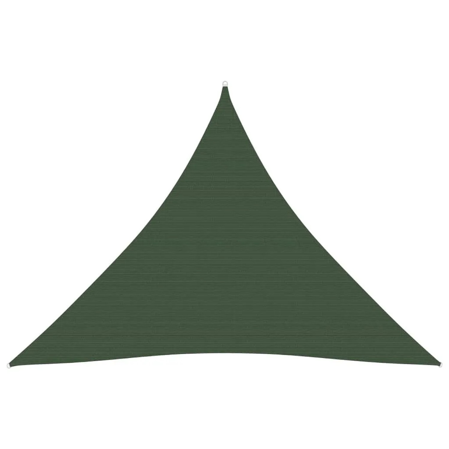 Furnicato Sonnensegel 160 G m² Dunkelgrün 5x5x5 M Hdpe