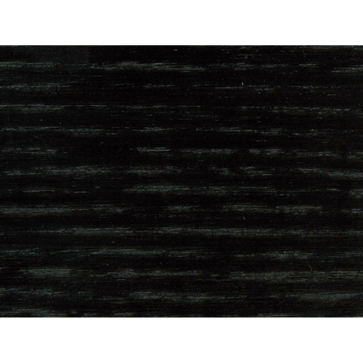 Detailaufnahme: Seidenglänzende, schwarze Bondex Holzlasur für Außen, Farbton Ebenholz.