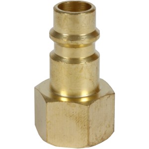 Einhell Gewindestecknippel R 1/4 Innengewinde aus Metall für Kompressoren.