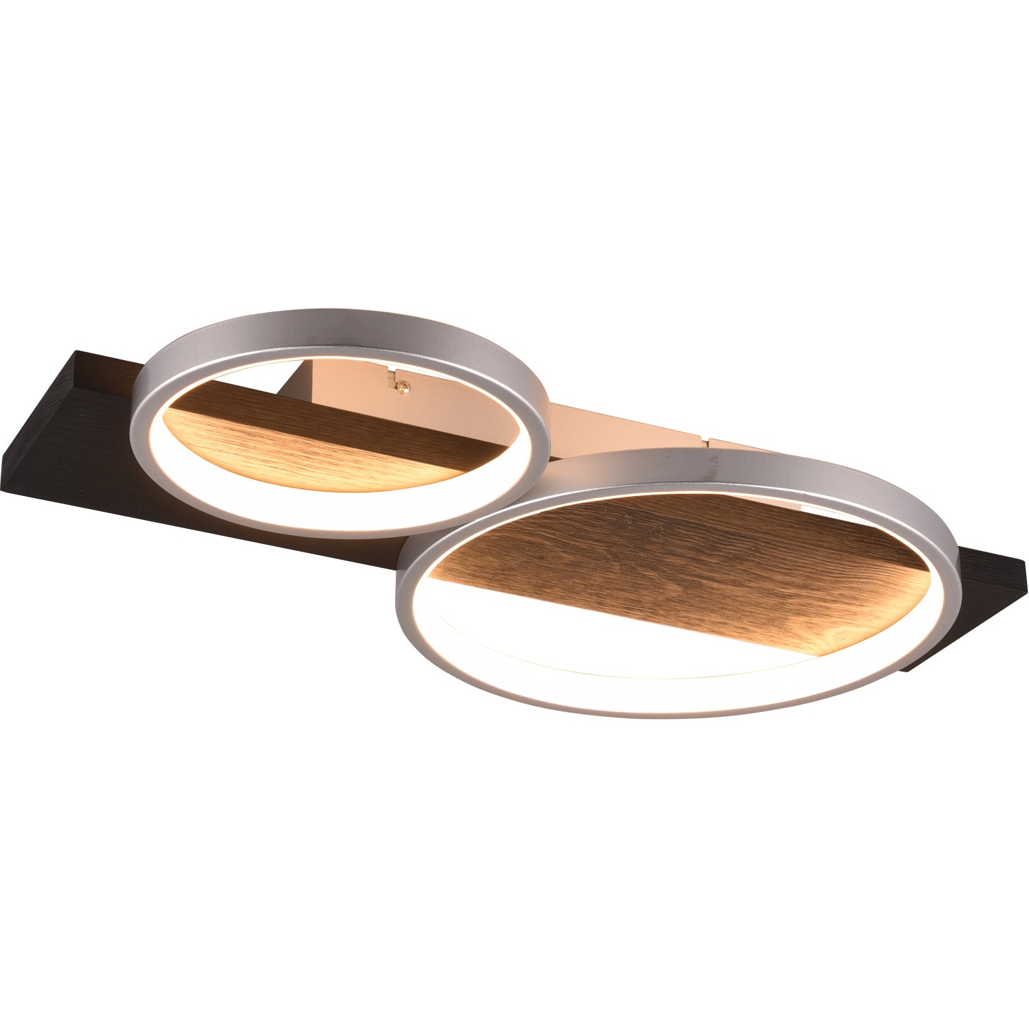Trio LED Deckenleuchte Medera titanfarbig 8 x 100 x 34,5 cm