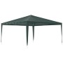 Grünes vidaXL Partyzelt, 4x4 m, ideal für Gartenpartys und als Sonnenschutz.