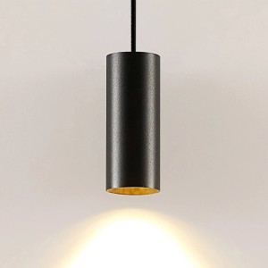 Arcchio Pendelleuchte Ejona 9928046 Modern in Schwarz aus Aluminium 1-flammig GU10 Flurleuchte